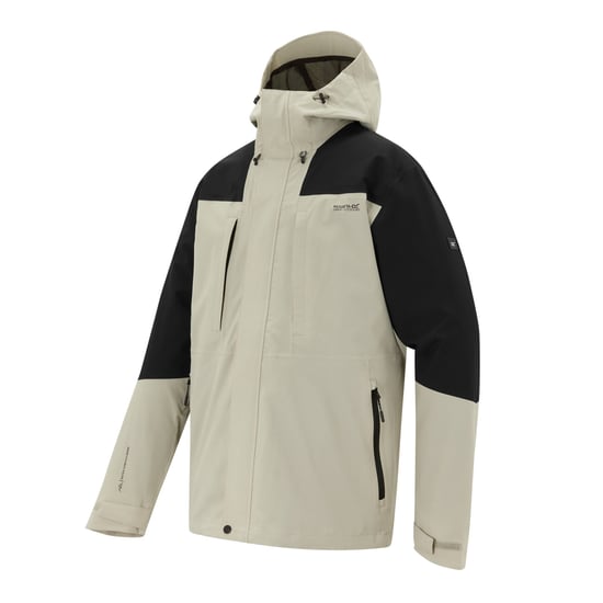 Regatta - "Freesdale" Jacke, wasserfest für Herren (Klosterstein/Schwarz) - Image 3