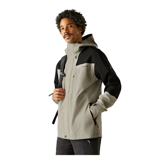 Regatta - "Freesdale" Jacke, wasserfest für Herren (Klosterstein/Schwarz) - Image 4
