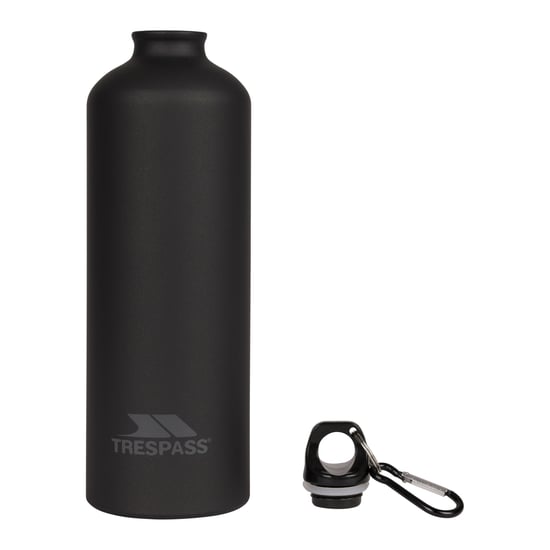Trespass Erwachsene Slurp Wasserflasche mit Karabiner (1 Liter) (Matt Schwarz) - Image 3