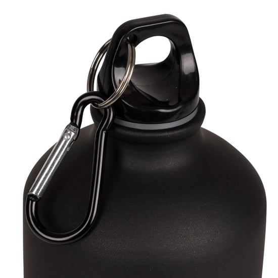 Trespass Erwachsene Slurp Wasserflasche mit Karabiner (1 Liter) (Matt Schwarz) - Image 4