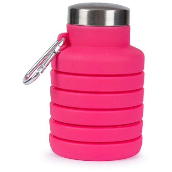 Trespass - Wasserflasche "Vavo", Faltbar, Silikon (Flamingo-Rosa) - Image 1