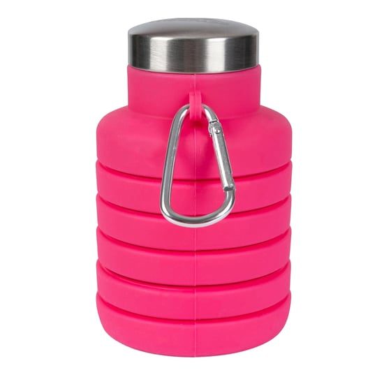 Trespass - Wasserflasche "Vavo", Faltbar, Silikon (Flamingo-Rosa) - Image 2