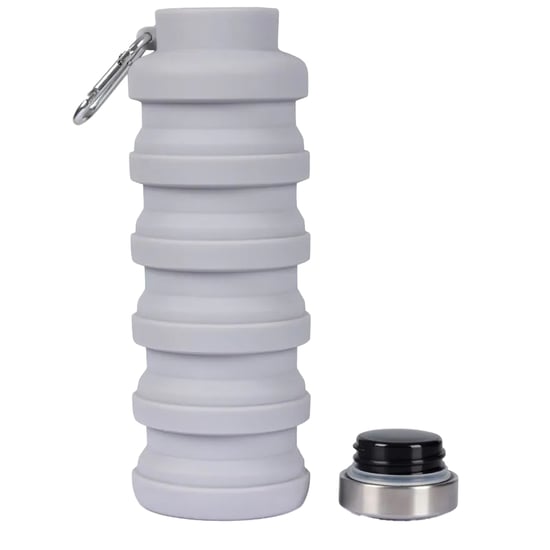 Trespass - Wasserflasche "Vavo", Faltbar, Silikon (Platin) - Image 4