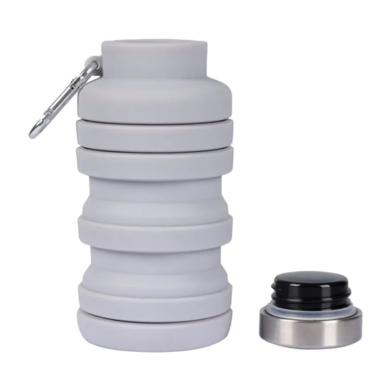 Trespass - Wasserflasche "Vavo", Faltbar, Silikon (Platin) - Image 5