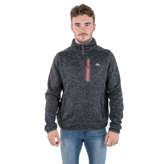 Trespass - "Bingham" Fleecejacke für Herren (Schwarz meliert) - Image 3