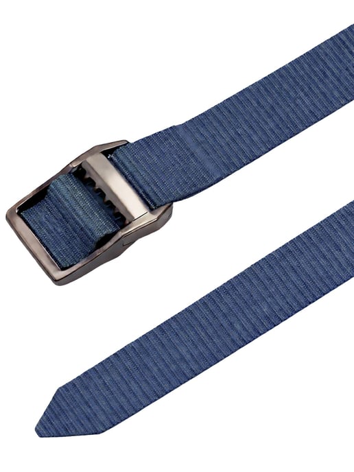 Enzo | 2er-Pack Herren Canvas-Gürtel - Grau & Marineblau - Image 5