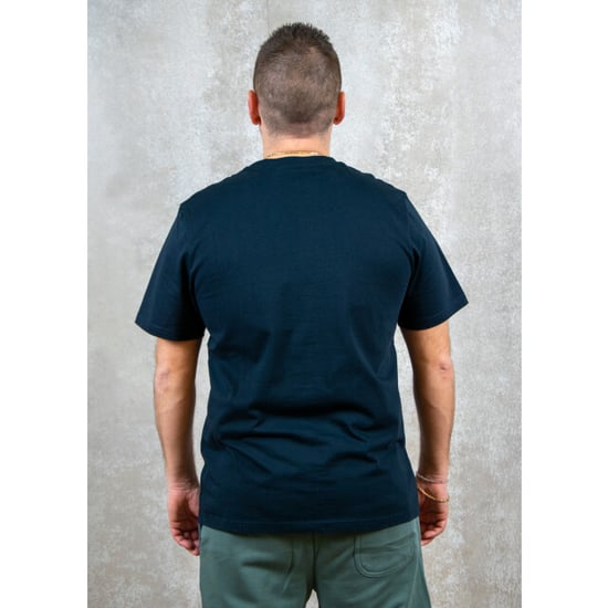 Lyle & Scott Brand Logo-T-Shirt auf der Brust in dunklem Marineblau - Image 3