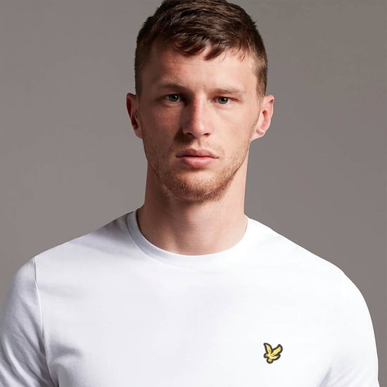 Lyle & Scott Einfarbiges T-Shirt in Weiß - Image 4