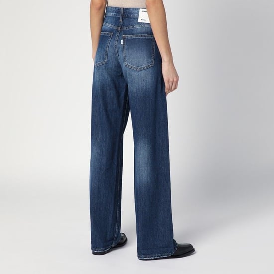 Weite Pop Blue Jeans mit gewaschenem Effekt - Image 2
