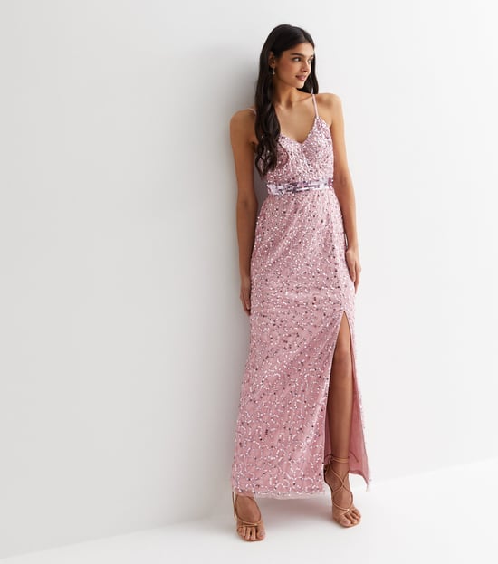 Blush Embelish Riemchen-Maxikleid - Image 3