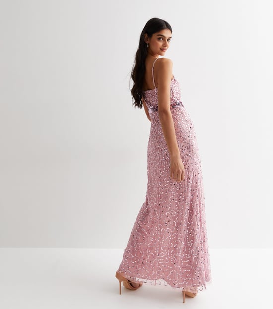 Blush Embelish Riemchen-Maxikleid - Image 4