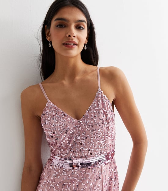 Blush Embelish Riemchen-Maxikleid - Image 2