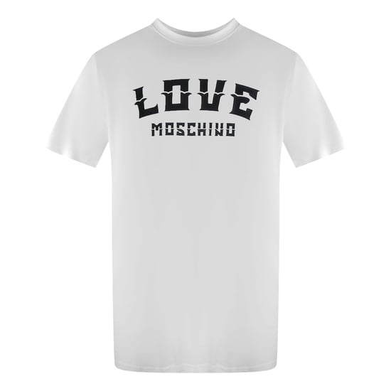 Moschino T-shirt Mit Auffälligem Logo (weiß) - Image 1