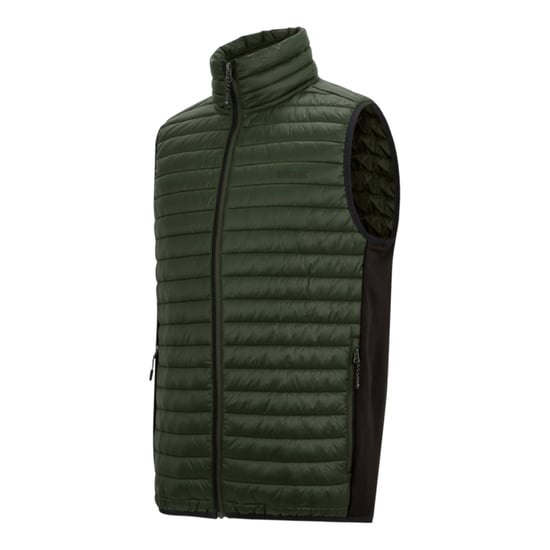 Regatta Herren Andreson Hybrid gepolsterte Jacke (Dunkel-Khaki/Schwarz) - Image 3