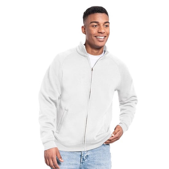 Fruit of the Loom - "Iconic Premium" Sweatjacke für Herren/Damen Unisex (Weiß) - Image 4