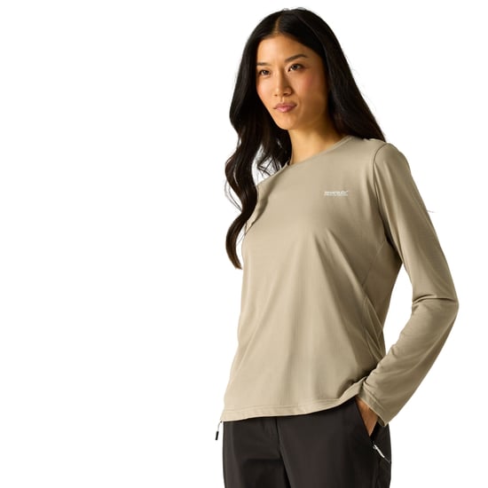 Regatta - "Mindo" T-Shirt für Damen, Insektenabwehr, Langärmlig (Pergament) - Image 4