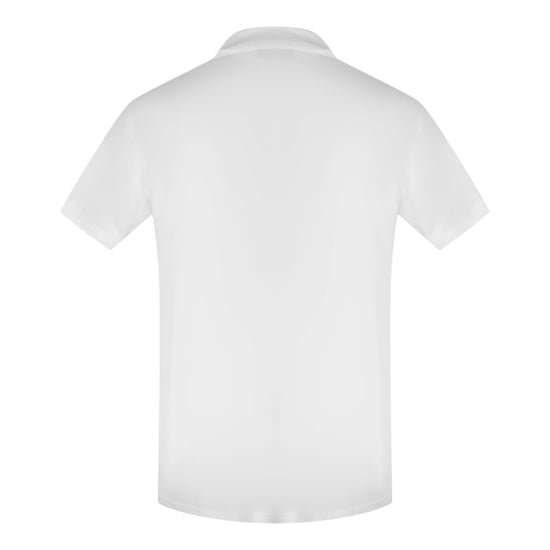 Weißes Poloshirt Mit Moschino-herzlogo - Image 3