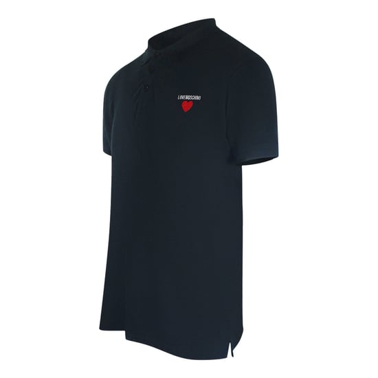 Love Moschino Poloshirt Mit Herzlogo In Marineblau - Image 2