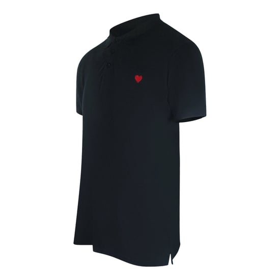 Love Moschino Poloshirt Mit Kleinem Herz, Schwarz - Image 2