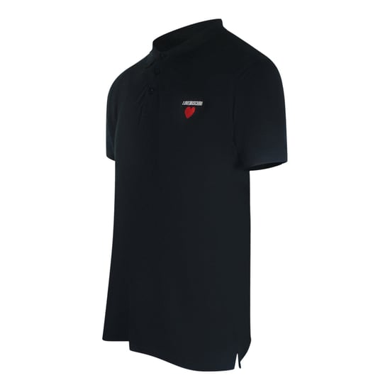 Schwarzes Poloshirt Mit Moschino-herzlogo - Image 2