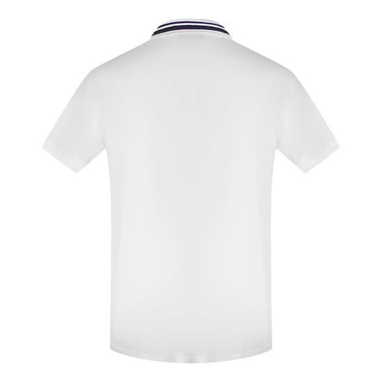 Moschino Box Logo Weißes Polohemd - Image 2