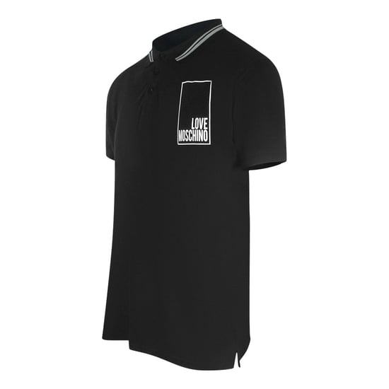 Moschino Box Logo Schwarzes Polohemd - Image 4