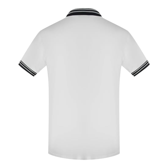 Love Moschino Poloshirt Mit Zweifarbigem Kragen Und Love-logo, Weiß - Image 3