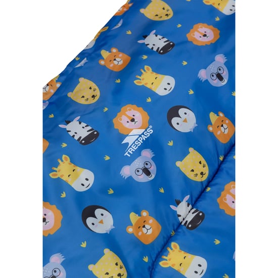 Trespass - Schlafsack, Tierprint, 2 Jahreszeiten (Blau/Bunt) - Image 3