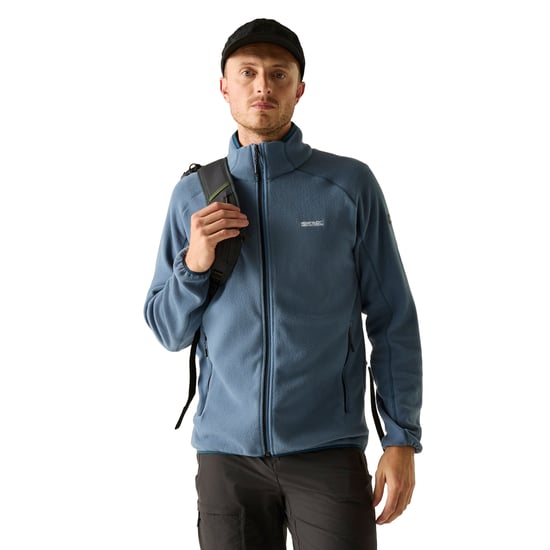 Regatta - "Hadfield" Fleecejacke Durchgehender Reißverschluss für Herren (Blassblau) - Image 4