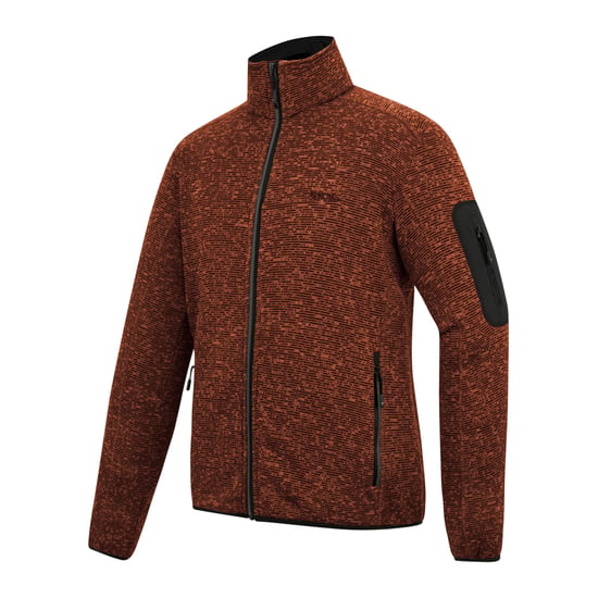 Regatta - "Newhill" Fleecejacke für Herren, Durchgehender Reißverschluss, meliert (Ziegelstein) - Image 3