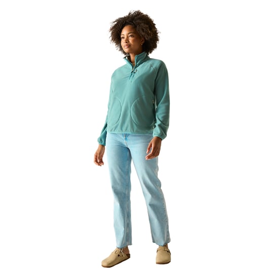 Regatta - "Frankie" Fleece-Oberteil für Damen, mit kurzem Reißverschluss (Moos) - Image 5