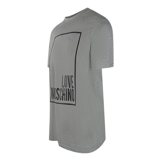 Moschino Box Logo Graues T-shirt - Image 2