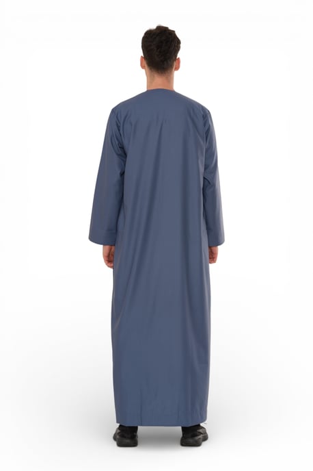 Herren Eid Blaue marokkanische Jubba Robe Djellaba Ramadan Eid Thobe – HM11 - Image 5