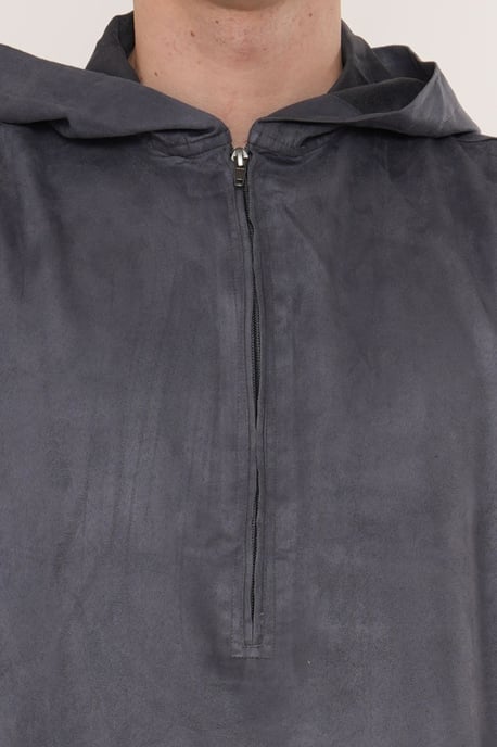 Herren Kapuzen-Eid-graue marokkanische Jubba-Robe Ramadan Eid Thobe – HM12 - Image 5