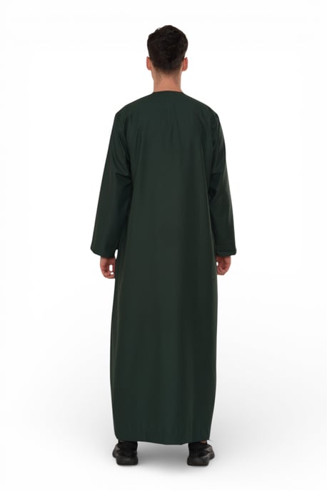 Herren Grüne Eid Marokkanische Thobe Robe Djellaba Ramadan Eid Jubba LFS- HM10 - Image 4