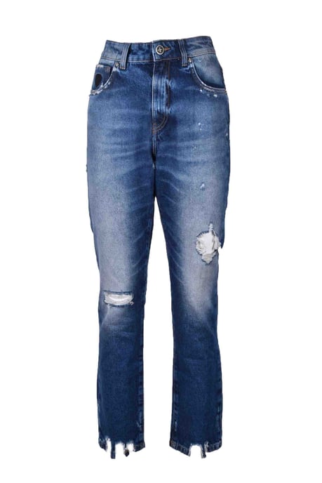 Zerrissene Jeans mit ausgewaschenem Denim - Image 1