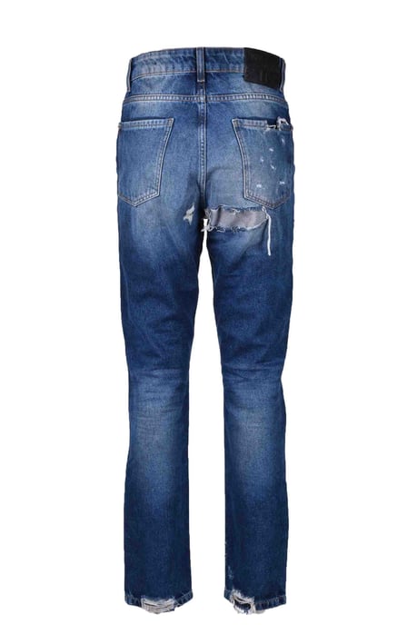 Zerrissene Jeans mit ausgewaschenem Denim - Image 2