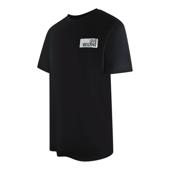 Schwarzes T-shirt Mit Moschino-blocklogo - Image 2