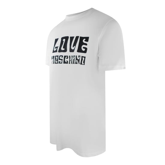 Weißes T-shirt Mit Moschino-logo - Image 3