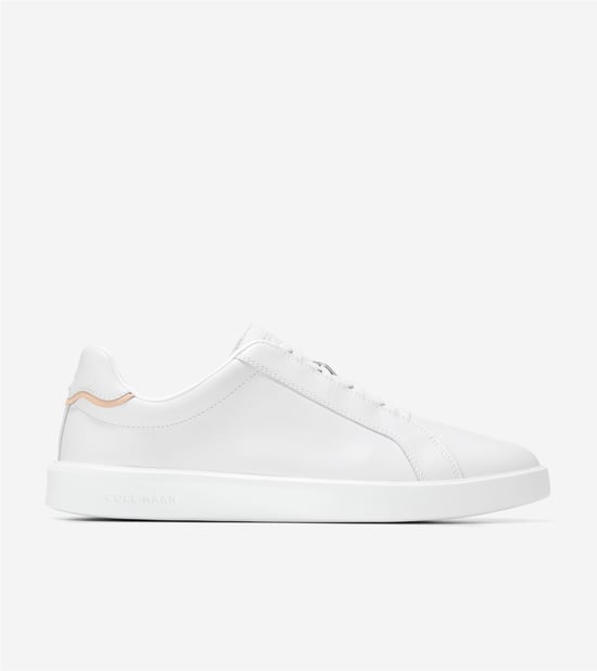Cole Haan Grand Crosscourt Nubuk Herren Weiße Sneakers - Image 2