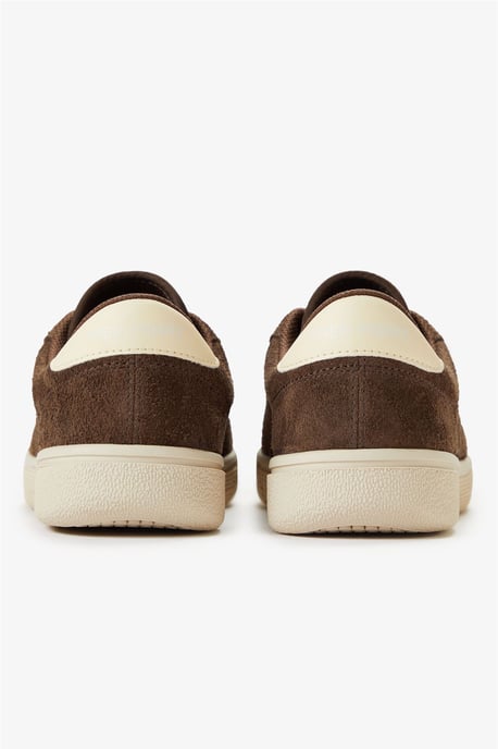 Fred Perry Tennisschuh Wildleder Herren Tobacco/Eiscreme Sneaker - Image 5