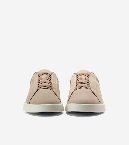 Cole Haan Grand Crosscourt Nubuk Herren Sneakers In Beige - Image 2