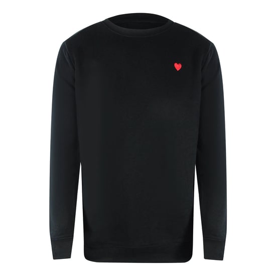 Love Moschino Sweatshirt Mit Kleinem Herzlogo, Schwarz - Image 1