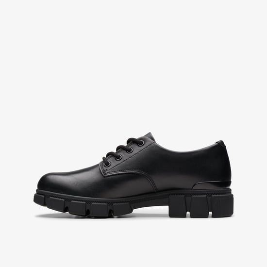 Evyn Lace Kid Black Leather Schuhe - Image 2