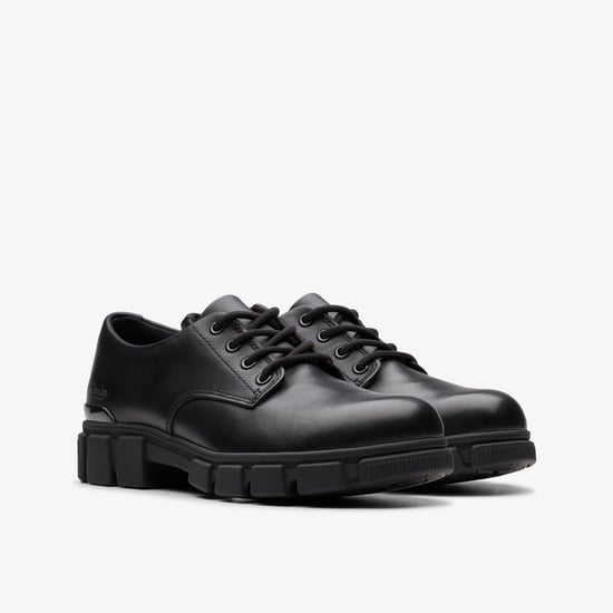 Evyn Lace Kid Black Leather Schuhe - Image 4