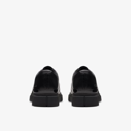Evyn Lace Kid Black Leather Schuhe - Image 5