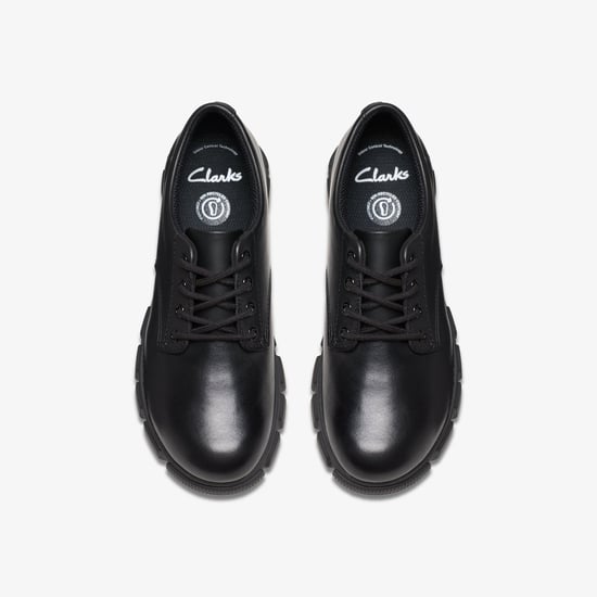 Evyn Lace Kid Black Leather Schuhe - Image 6