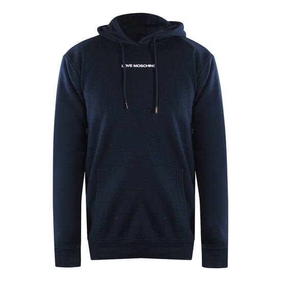 Love Moschino Navy Blue Hoodie - Image 1
