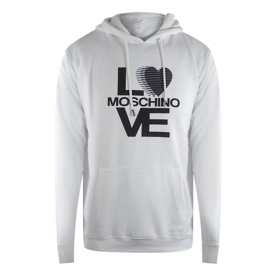 Moschino Bold Love Logo Weißer Hoodie - Image 1
