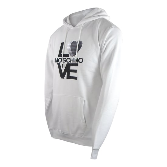 Moschino Bold Love Logo Weißer Hoodie - Image 3